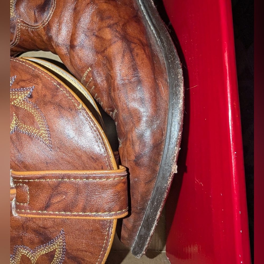 Justin Men's Marbled Deerlite Western Boots - Picture 13 of 13
